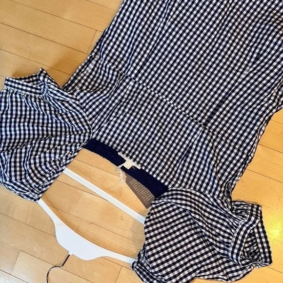 NEW Forever That girl (Anthropologie) gingham check dress, Med. GD896 - Picture 5 of 6